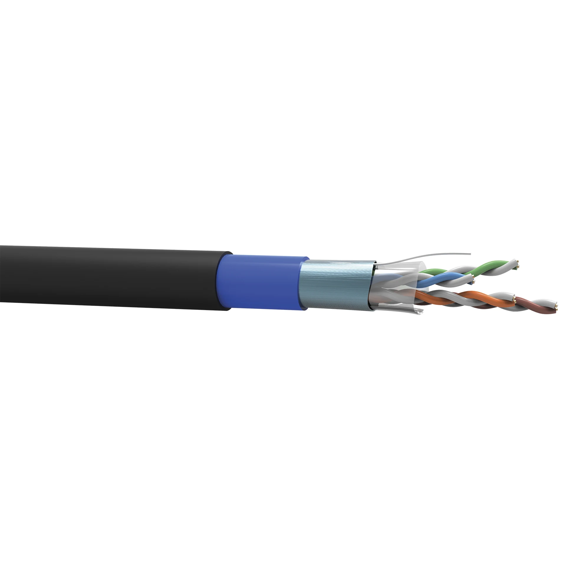 CABO PARA TRANSMISSAO DE DADOS MULTILAN CAT.5e INDUSTRIAL F/UTP 24AWGX4P CM PR (DC-PVC105) SPOOL (1000m)