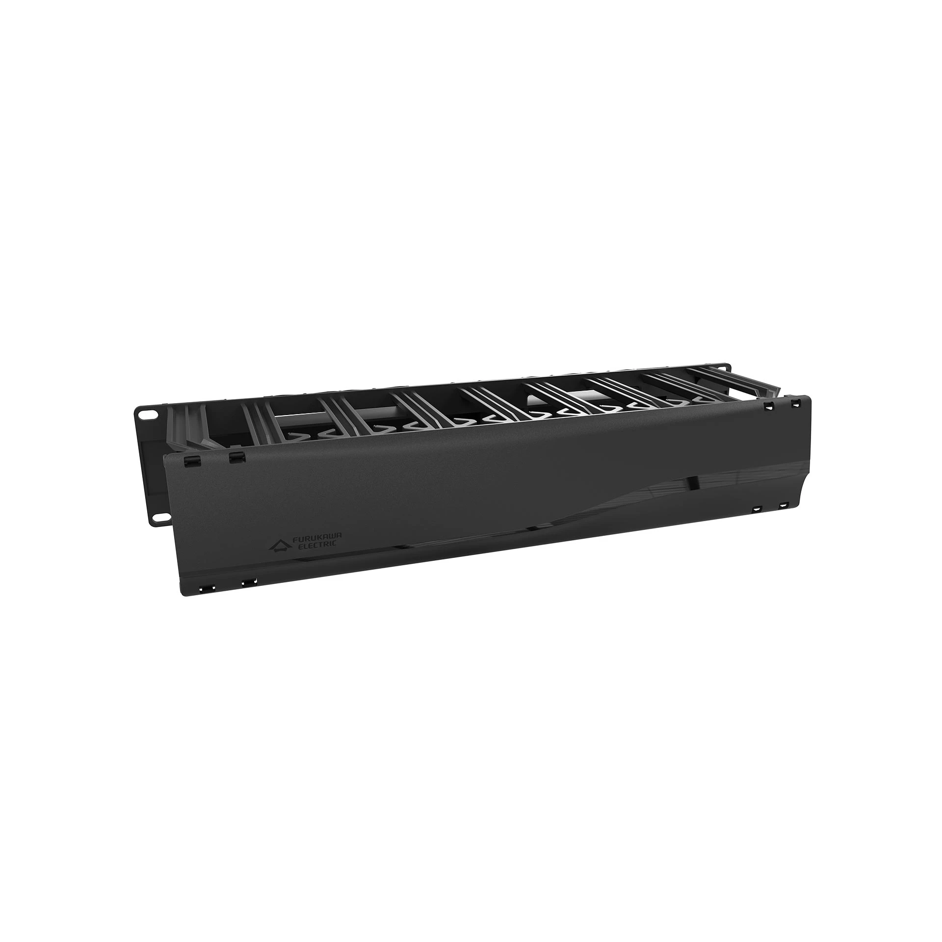 GUIA DE CABOS HORIZONTAL PLASTICO 2U ALTA DENSIDADE