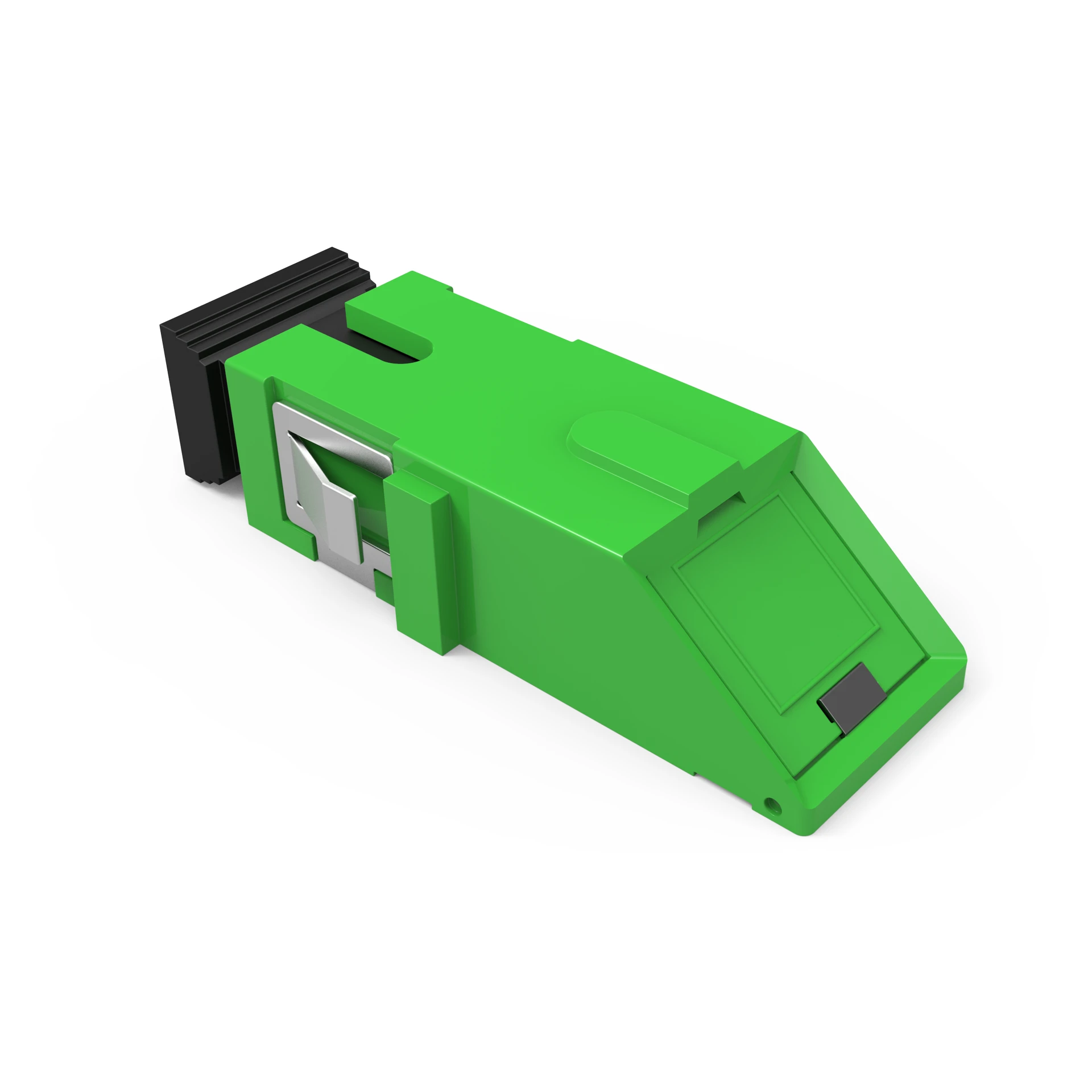 KIT DE ADAPTADORES OPTICO 01F SM SC-APC COM SHUTTER FRONTAL (KIT 08 PCS)