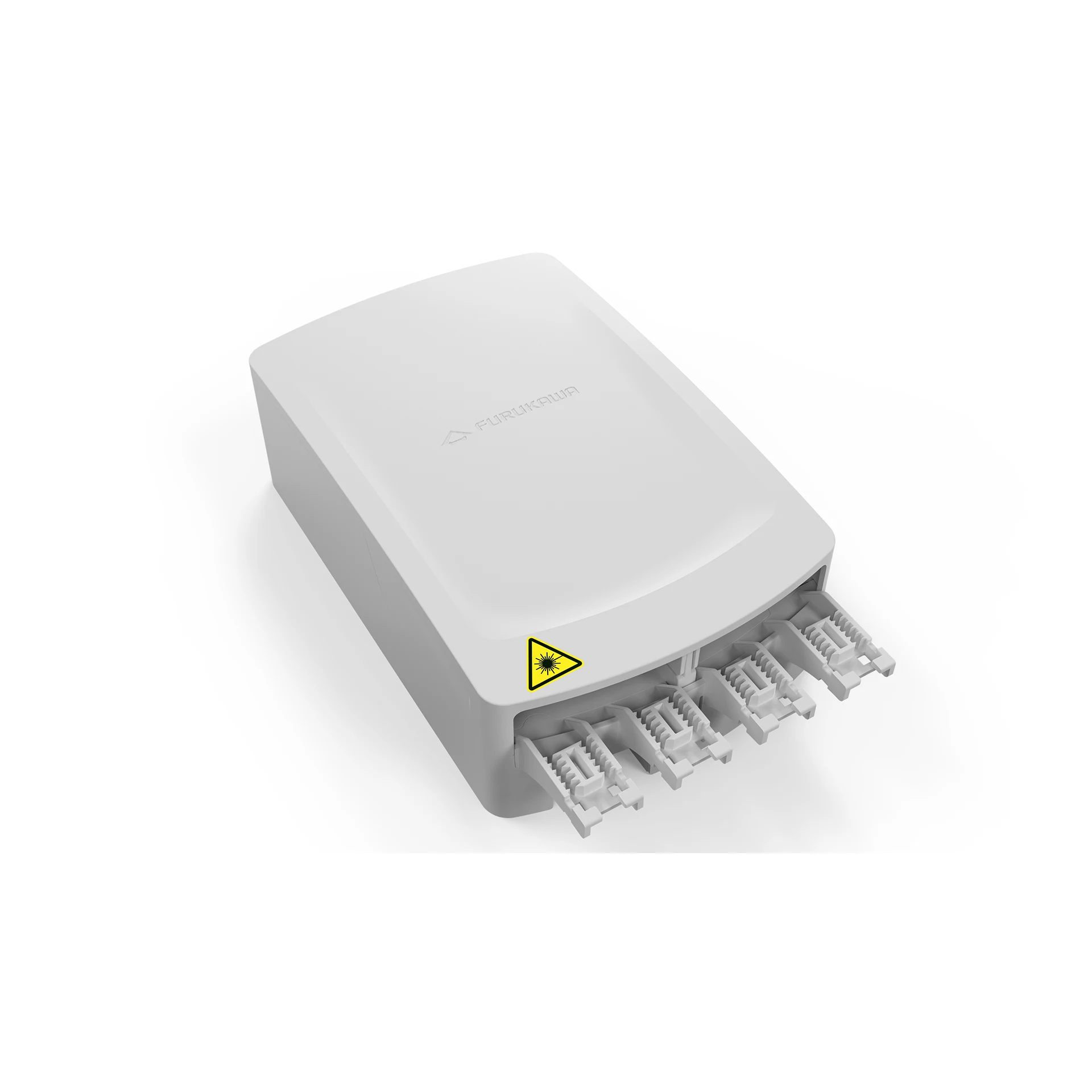 CEIP 08 FLEX – 1X4 (CAIXA DE EMENDA INTERNA DE PAREDE COM SPLITTER 1X4 E 4 ADAPTADORES SC/APC)