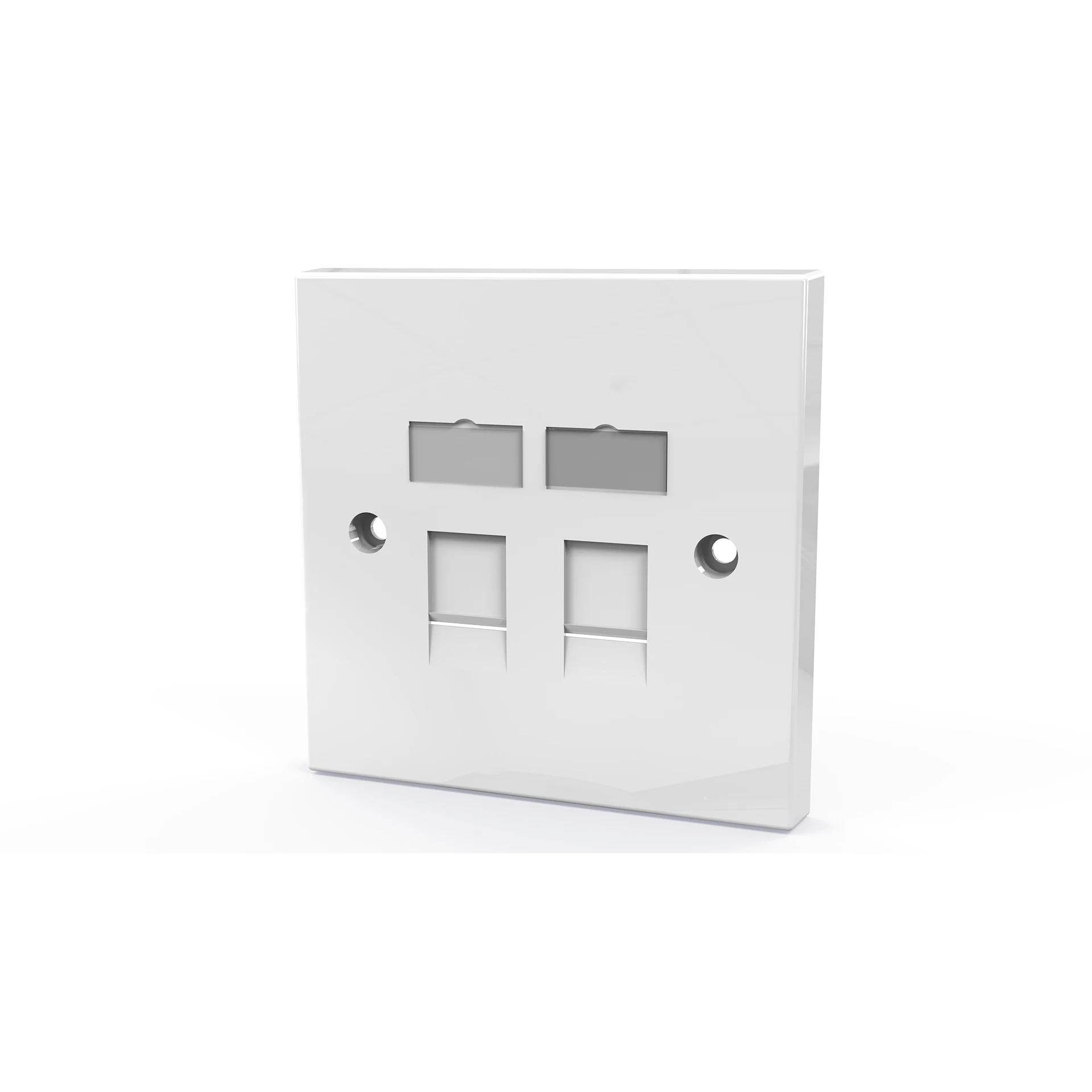 ESPELHO 2P – PADRÃO EUROPEU (86 X 86 mm) – BRANCO