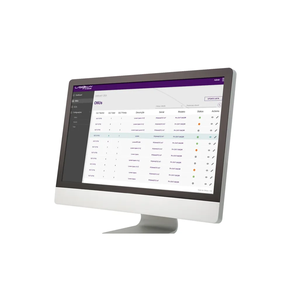 LASERWAY MANAGER + MONITORING + EVENT HANDLER – LICENCA DE USO POR SERVIDOR