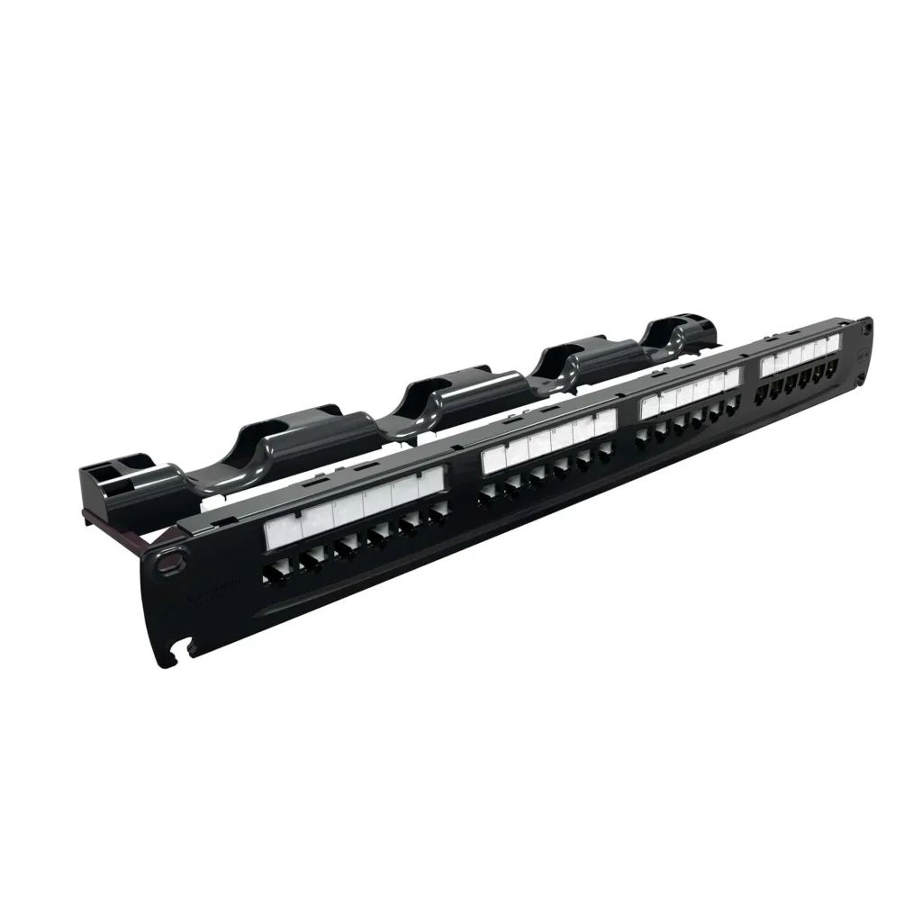 PATCH PANEL MODULAR MULTILAN CAT.5E – 24 PORTAS T568A/B