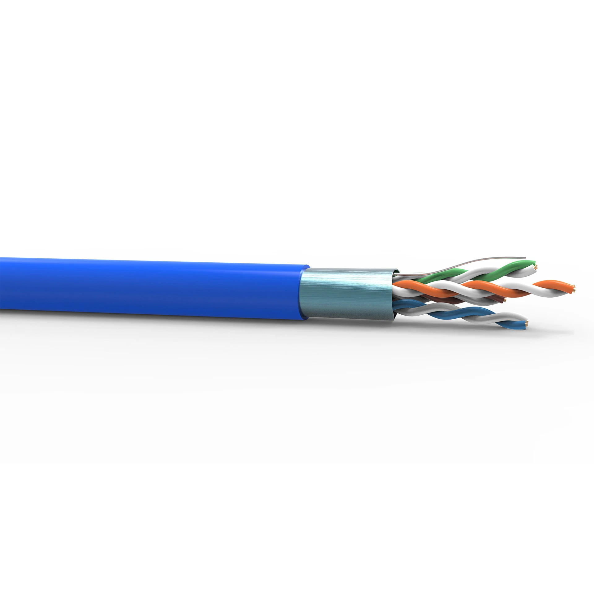 DATA CABLE MULTILAN F/UTP 24AWGX4P CAT.5E CM AZ (1500m)