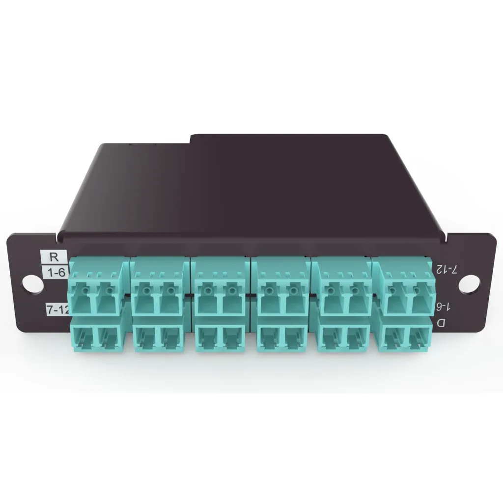 ODF CASSETTE LGX 24F SM G-652D LC-UPC/MPO12-APC(M) TYPE A STRAIGHT/REVERSE