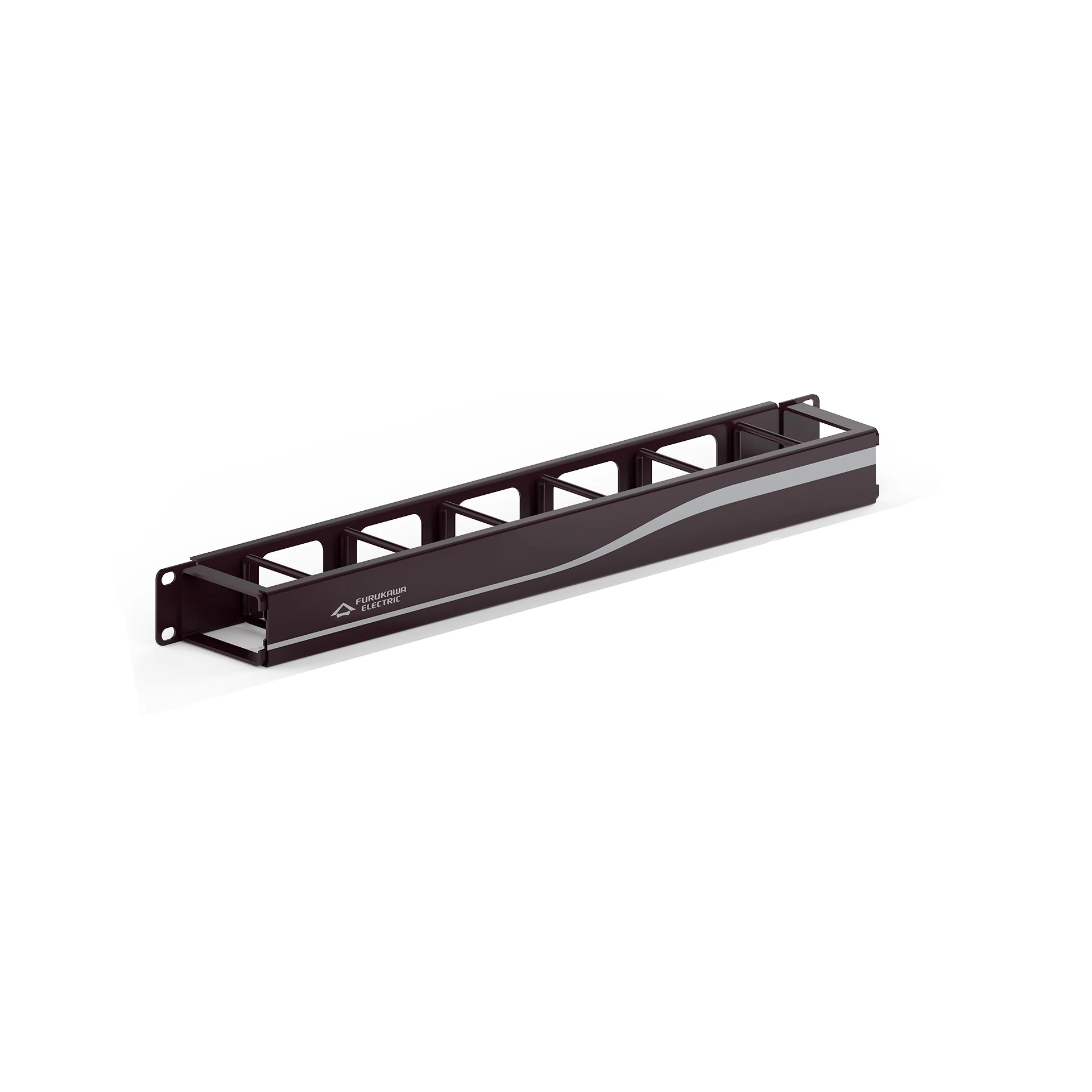 CLOSED HORIZONTAL CABLE MANAGER 1U HIGHT DENSITY