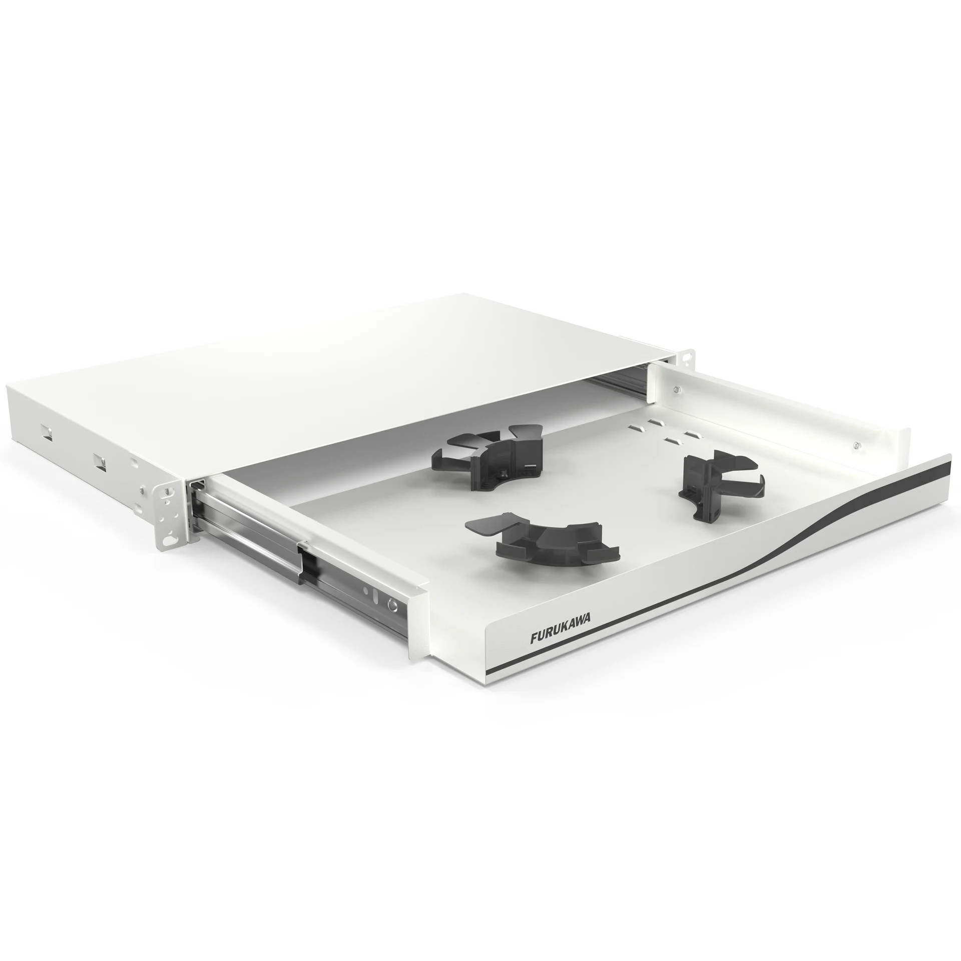 TRAY FOR OPTICAL CORD ACCOMMODATION 1U (GRAY)