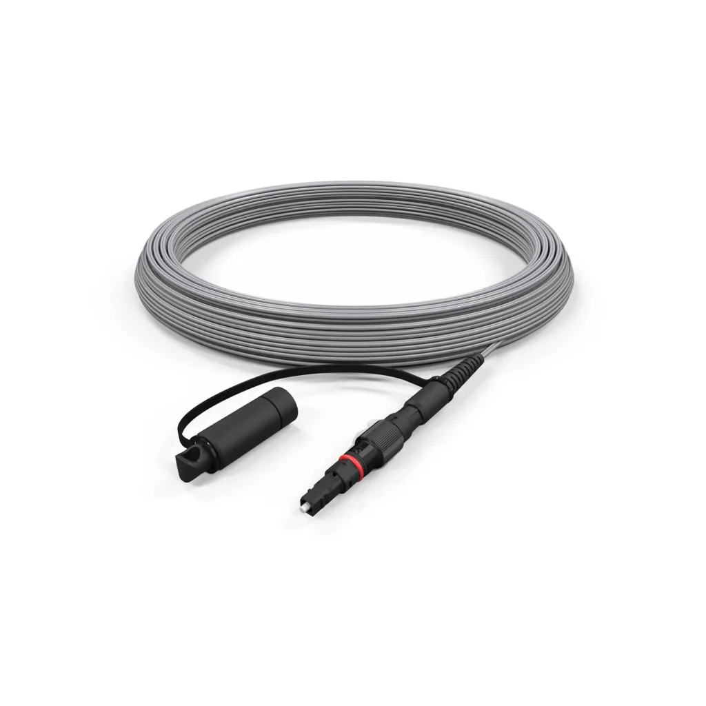 OPTICAL CABLE DROP COMPACT FIG.8 LOW FRICTION BLI-CM-01-AR-LSZH SLIMCONNECTOR – GY – ROLL 100M