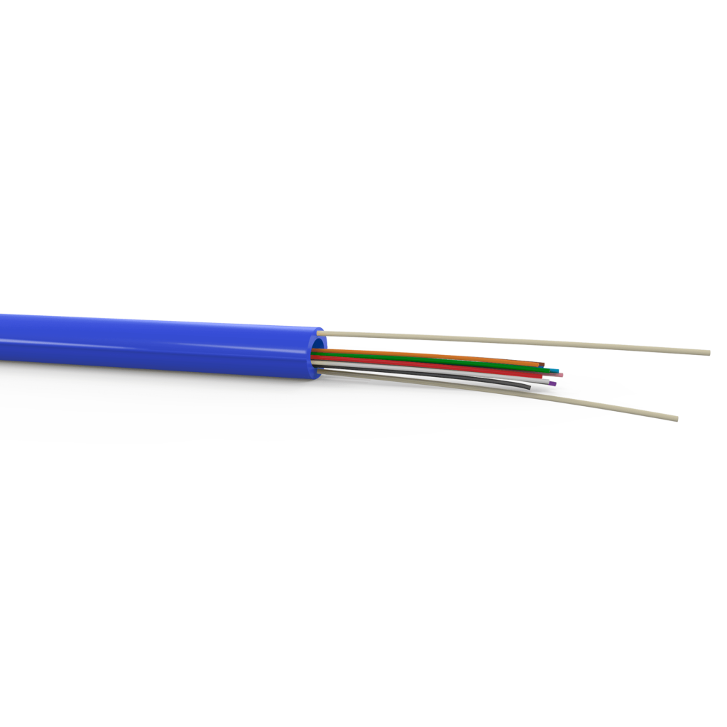 OPTICAL CABLE CFOI-BLI- EO 08F G-657A1 LSZH BU (FIBER-LAN INDOOR EZ!LUX) – REEL 300m
