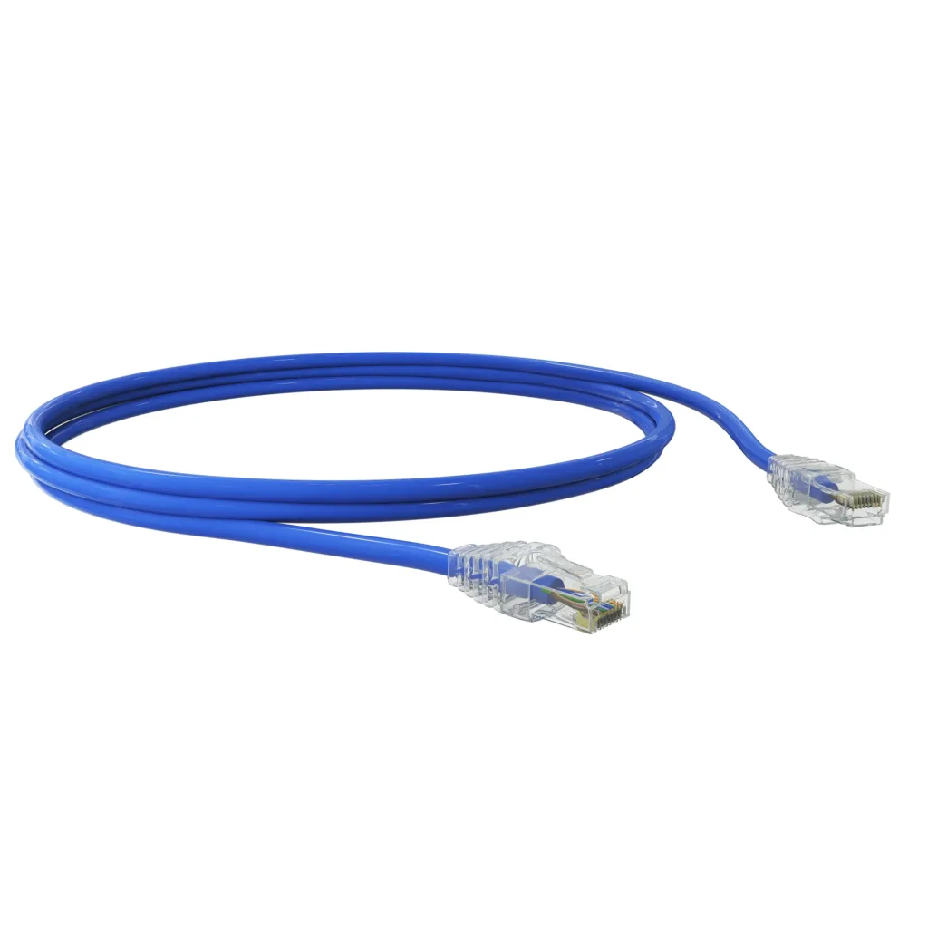 U/UTP CAT.5E COPPER PATCH CORD MULTILAN – CM – T568A/B – 2.5m – BLUE