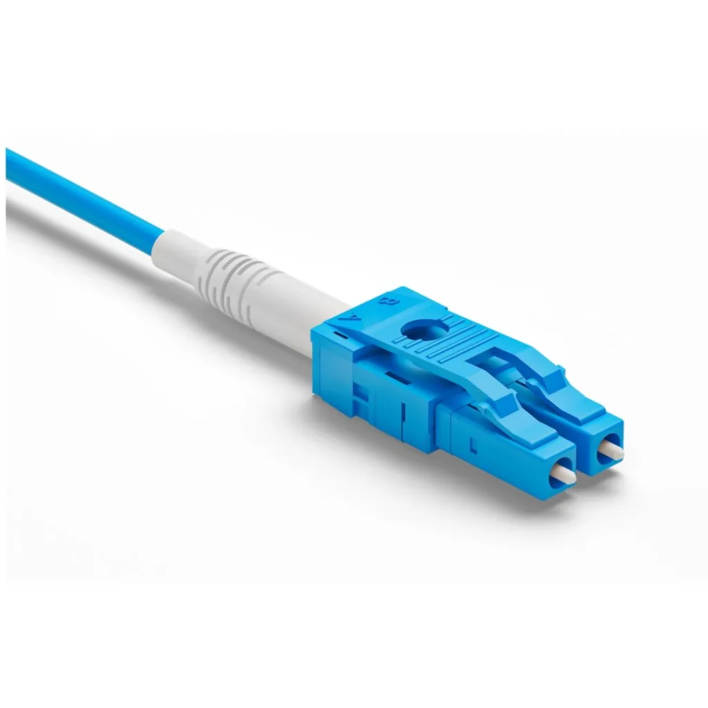 DUPLEX OPTICAL PATCH CORD OM4 LC(UBX)-UPC/LC(UBX)-UPC – 25.0m – LSZH – AQUA(A – B) – PREMIUM