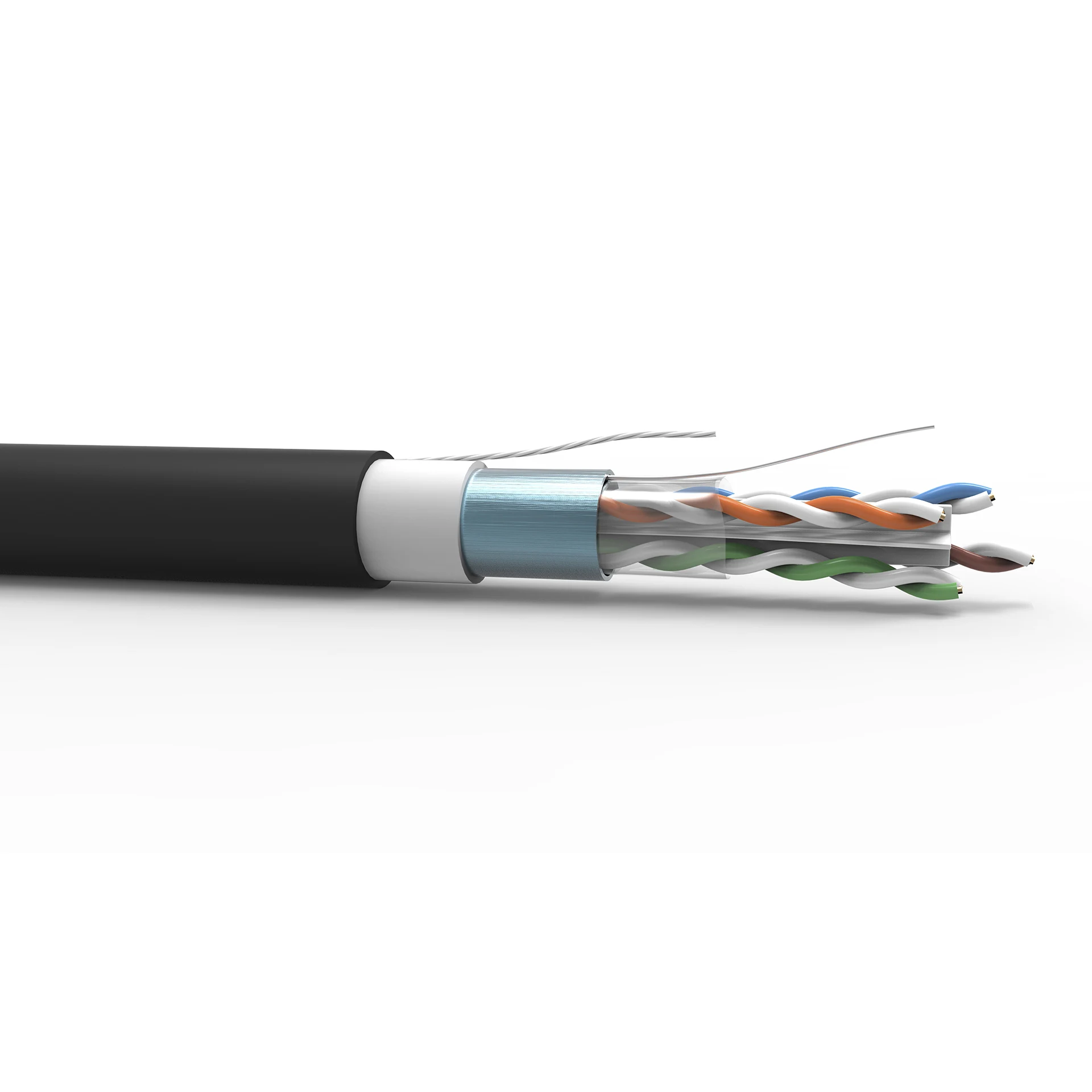 DATA CABLE GIGALAN INDUSTRIAL F/UTP 23AWGX4P CAT.6 CM PR (DC-PVC105) SPOOL (1000m)