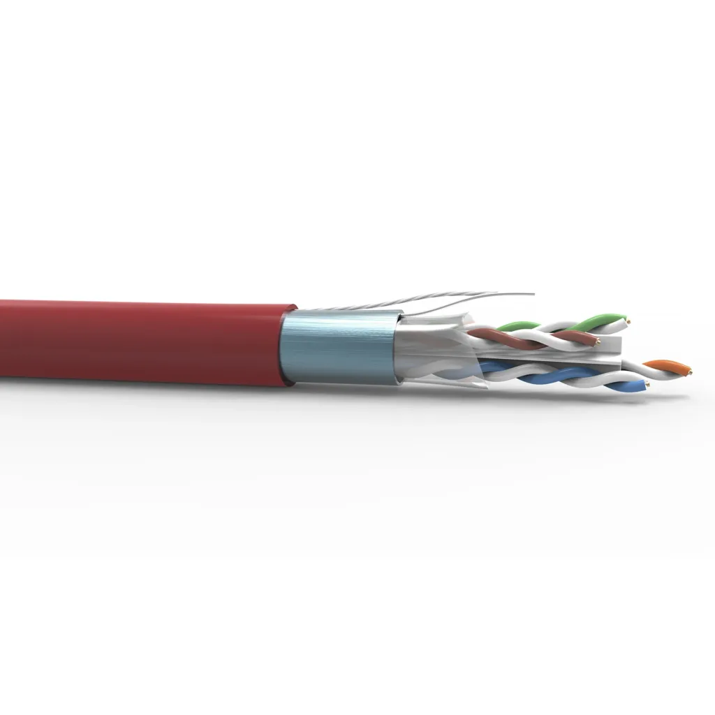 CABLE TRANSMISION DATOS GIGALAN F/UTP 23AWGX4P CAT.6 CM VM (1000m)