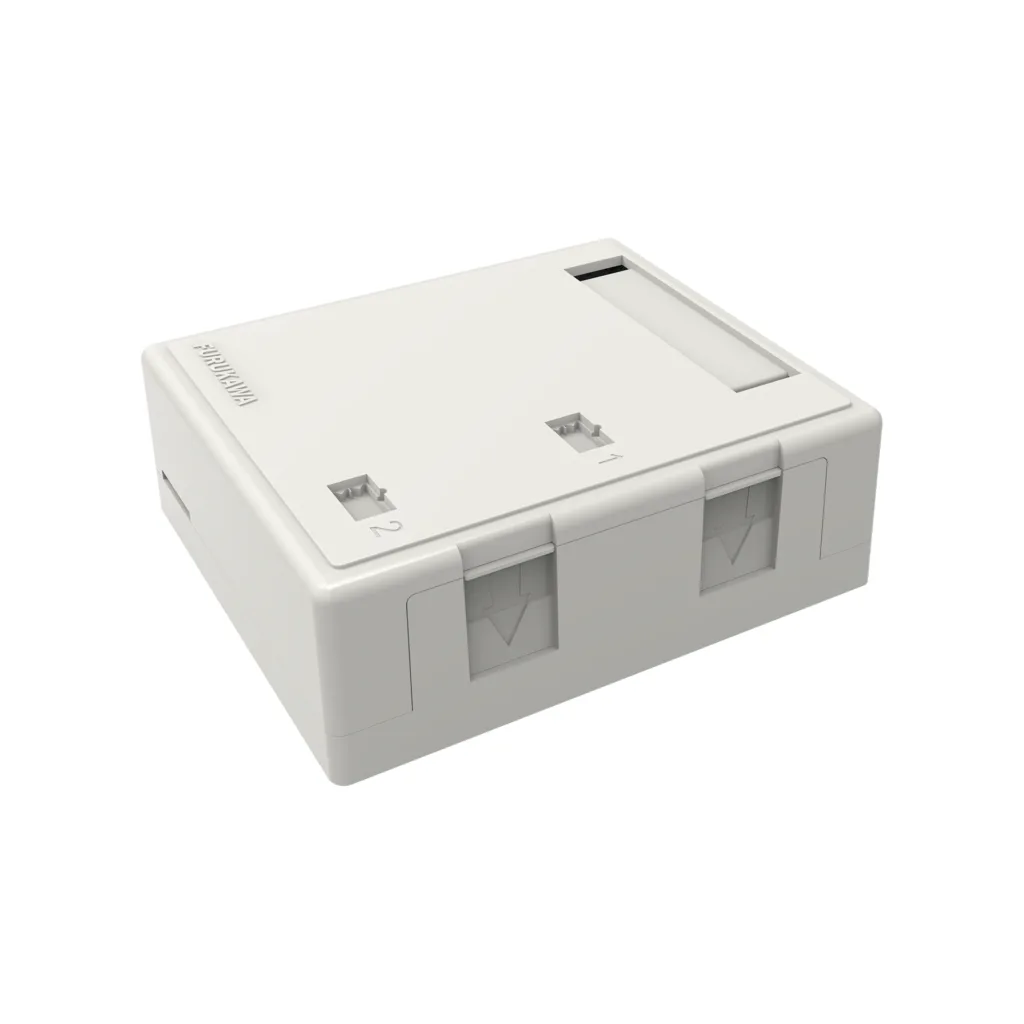 TOMA APARENTE 2P – BLANCO