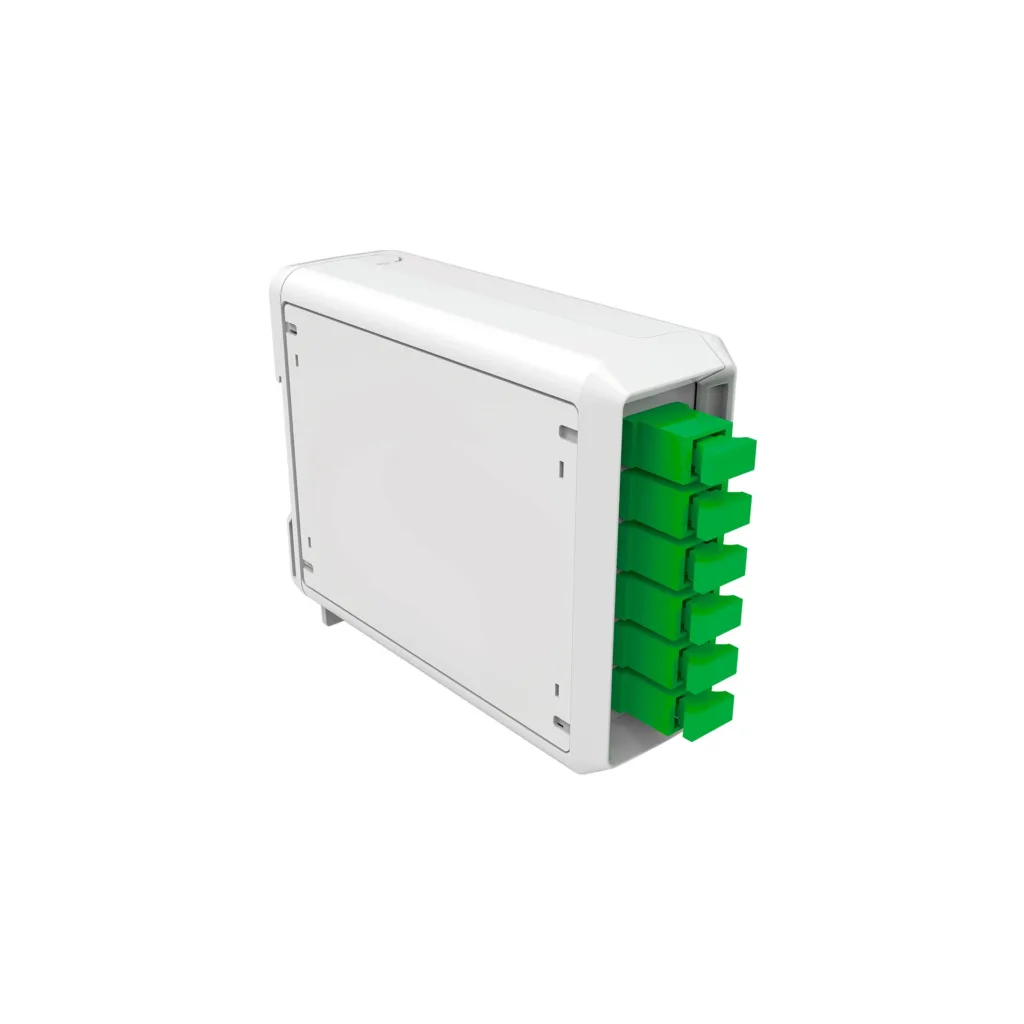 ODF PARA RIEL DIN INDUSTRIAL 6P – BLANCO