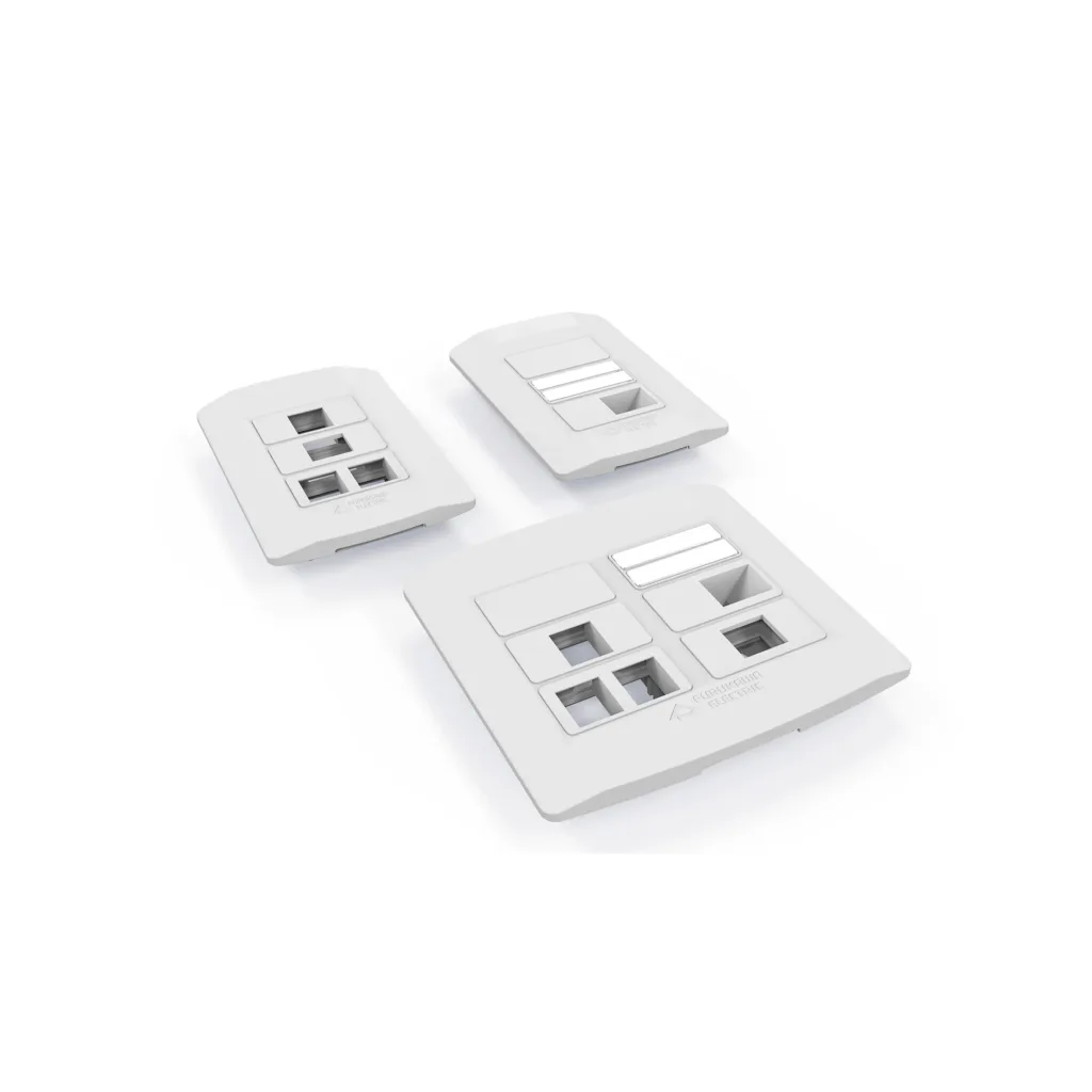 FACEPLATE MODULAR BLANCO – 4X4
