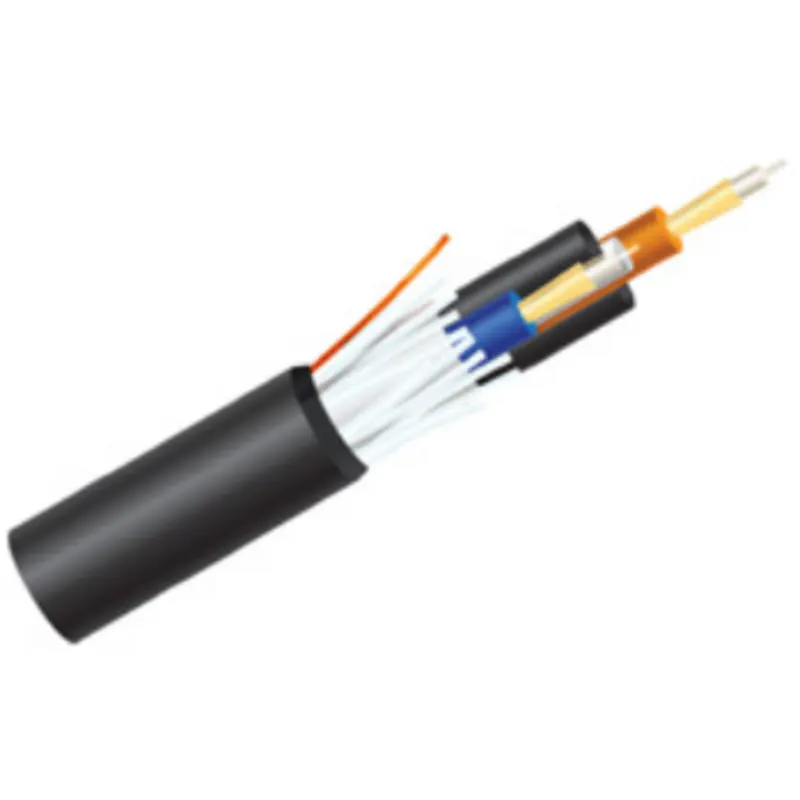 2-Fiber Glass Armored 2.2 mm 200 µm LSZH Step-Index HCS® Fiber Optic Cable