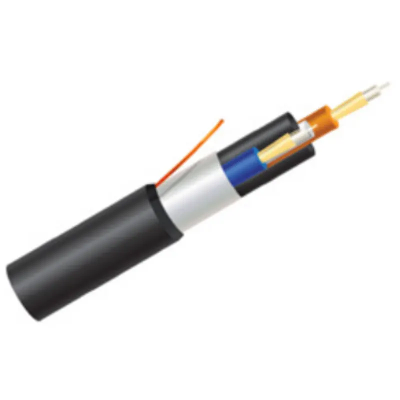 2-Fiber Waterblocked 2.2 mm 200 µm LSZH Step-Index HCS® Fiber Optic Cable