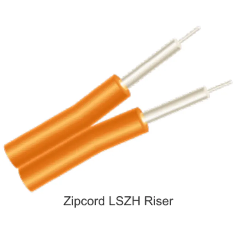 GiHCS® 62.5/200/230 µm Zipcord Fiber Optic Cable