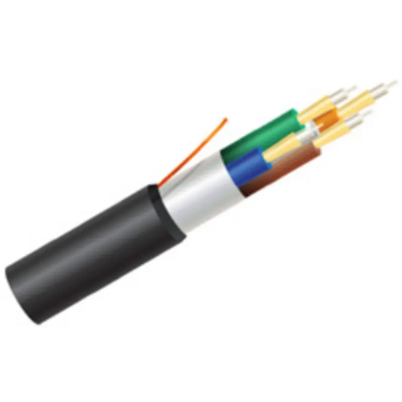 4-Fiber Waterblocked 2.2 mm 200 µm LSZH Step-Index HCS® Fiber Optic Cable