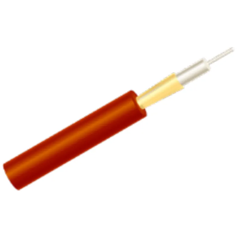 Simplex 2.2 mm Step-Index 400 µm HCS® Plenum V-System® Fiber Optic Cable with Aramid Yarn