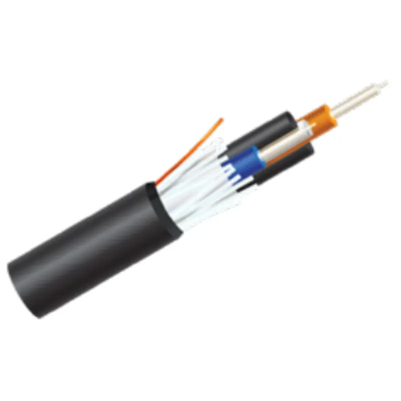 2-Fiber Breakout Armored 2.2 mm HCS® Step-Index V-System Fiber Optic Cable