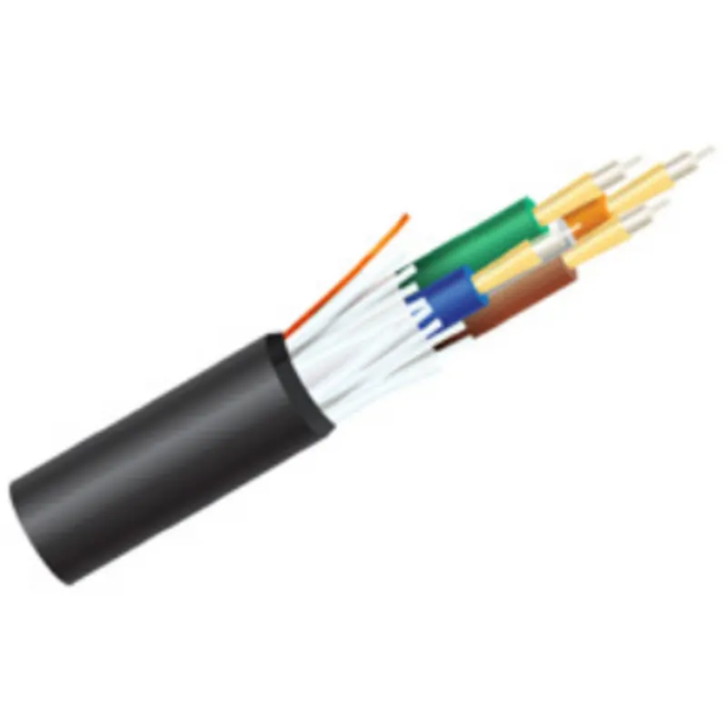 4-Fiber Glass Armored 200 µm LSZH Step-Index HCS® Fiber Optic Cable