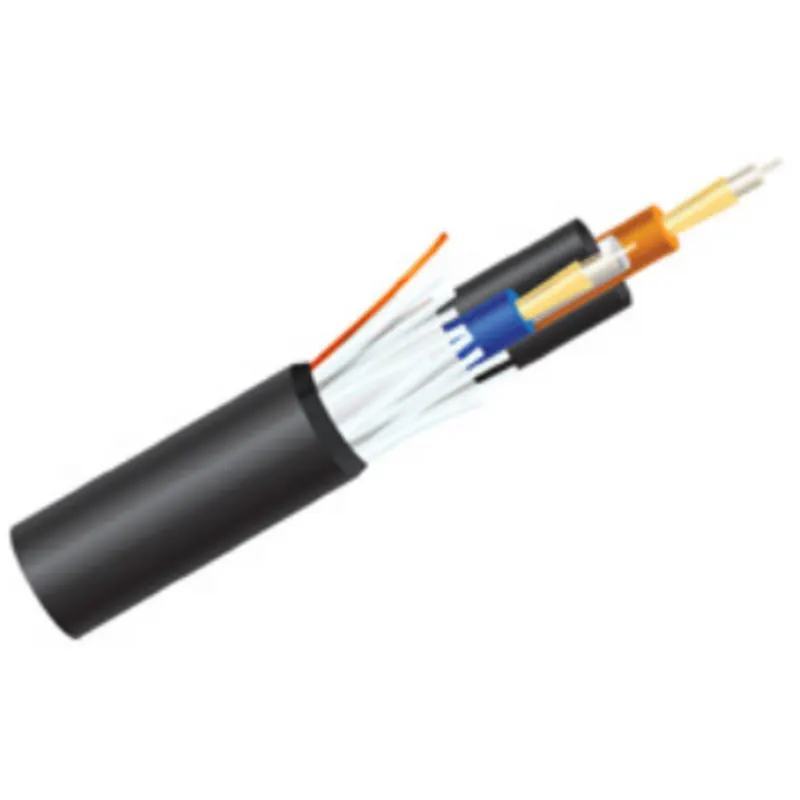 2-Fiber Glass Armored 200 µm LSZH Step-Index HCS® Fiber Optic Cable
