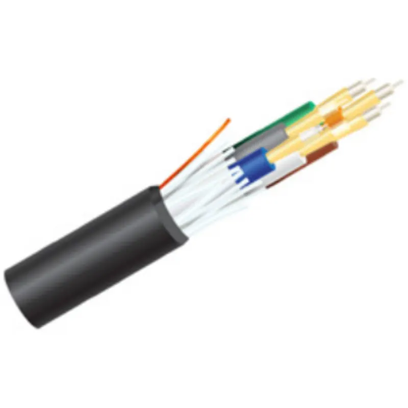 6-Fiber Glass Armored 200 µm LSZH Step-Index HCS® Fiber Optic Cable