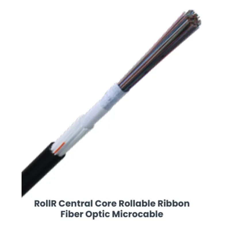 RollR® Central Core Rollable Ribbon Fiber Optic Microcable