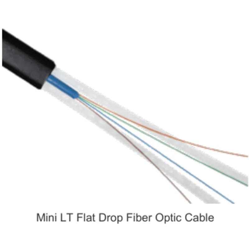 Mini LT Flat Drop Fiber Optic Cable