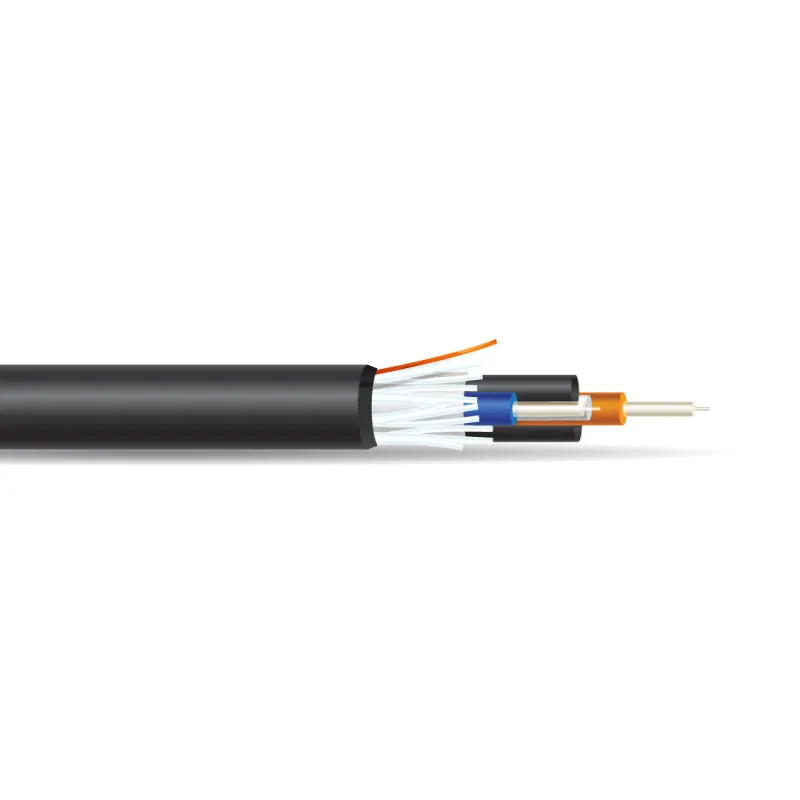2-Fiber Breakout Armored 2.2 mm HCS® Step-Index V-System Fiber Optic Cable