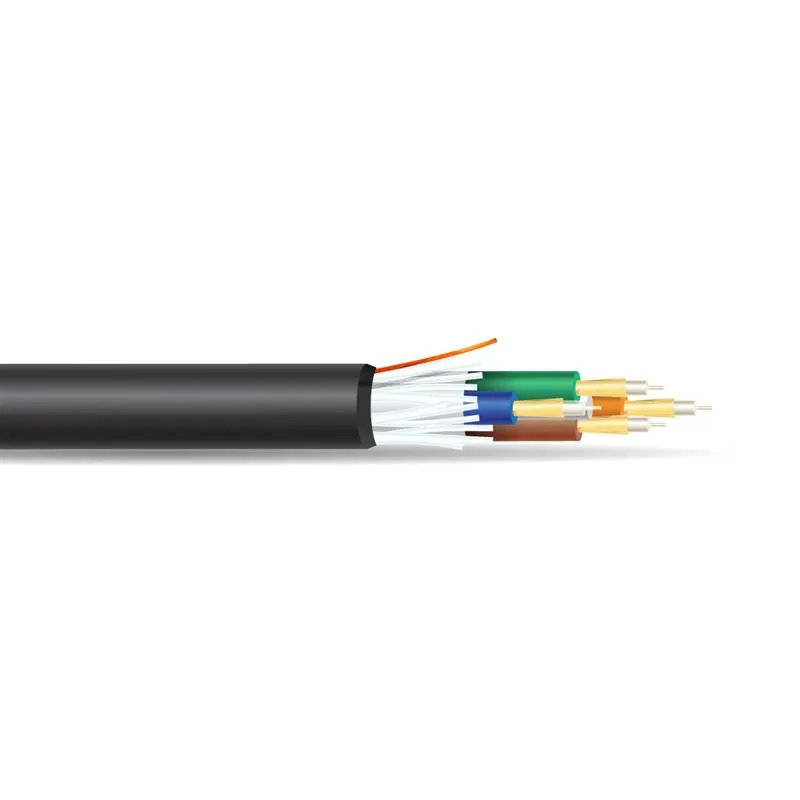 4-Fiber Glass Armored 200 µm LSZH Step-Index HCS® Fiber Optic Cable