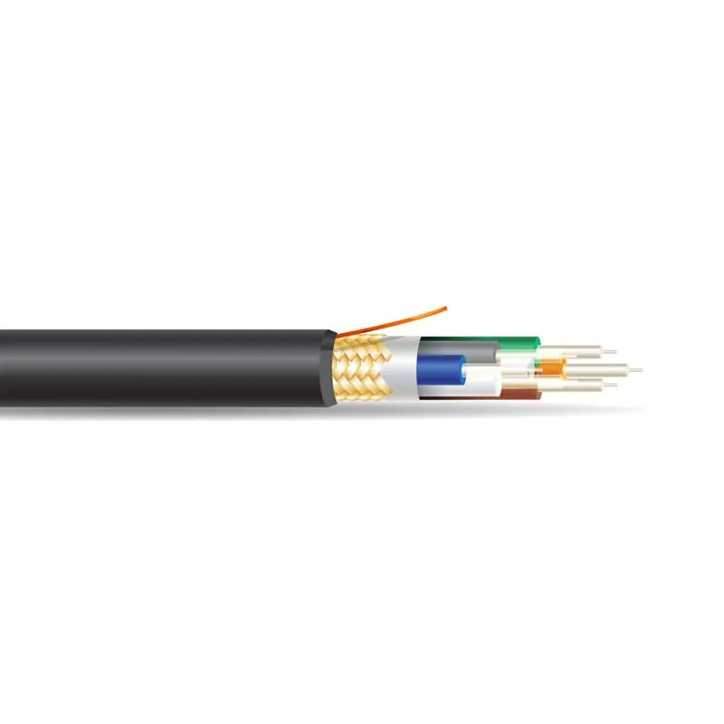 6-Fiber HD Breakout 2.2 mm 200 µm HCS® Step-Index V-System Fiber Optic Cable