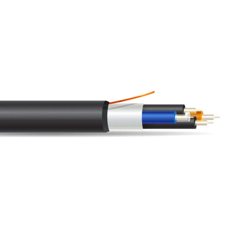 4-Fiber 2.2 mm Step-Index 200 µm HCS® Riser V-System® Fiber Optic Cable