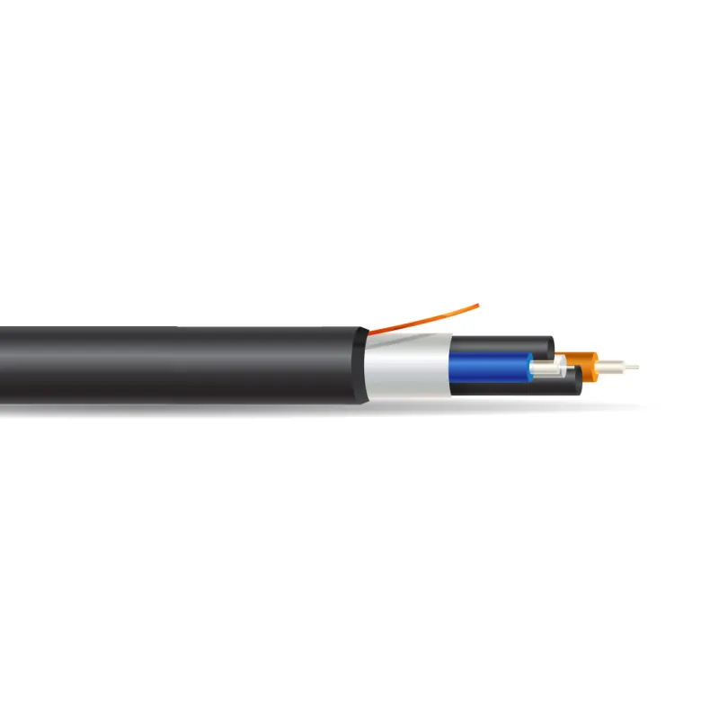 2-Fiber 2.2 mm Step-Index 200 µm HCS® Riser V-System® Fiber Optic Cable
