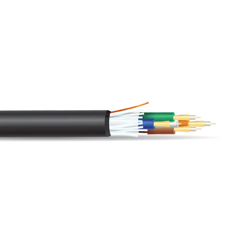 4-Fiber Glass Armored 2.2 mm 200 µm LSZH Step-Index HCS Fiber Optic Cable