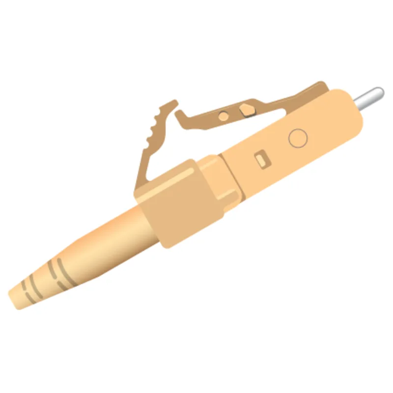 LC Crimp & Cleave Beige Boot, Simplex Connector