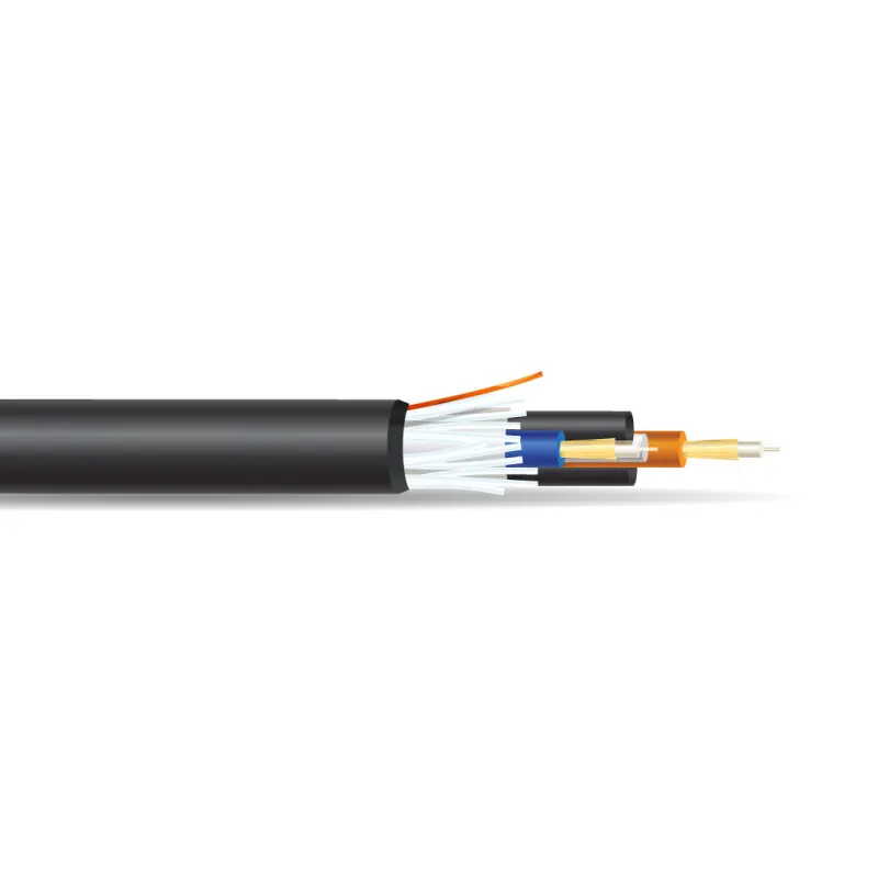 2-Fiber Glass Armored 200 µm LSZH Step-Index HCS® Fiber Optic Cable