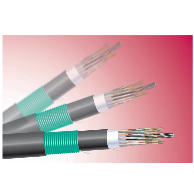 Optical Fiber Ribbon Slotted Core Cable (Armored Structure for Direct Buried Application)