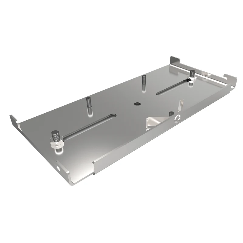 BASE PARA TRILHO DIN INDUSTRIAL (KIT 5PÇS) – INOX