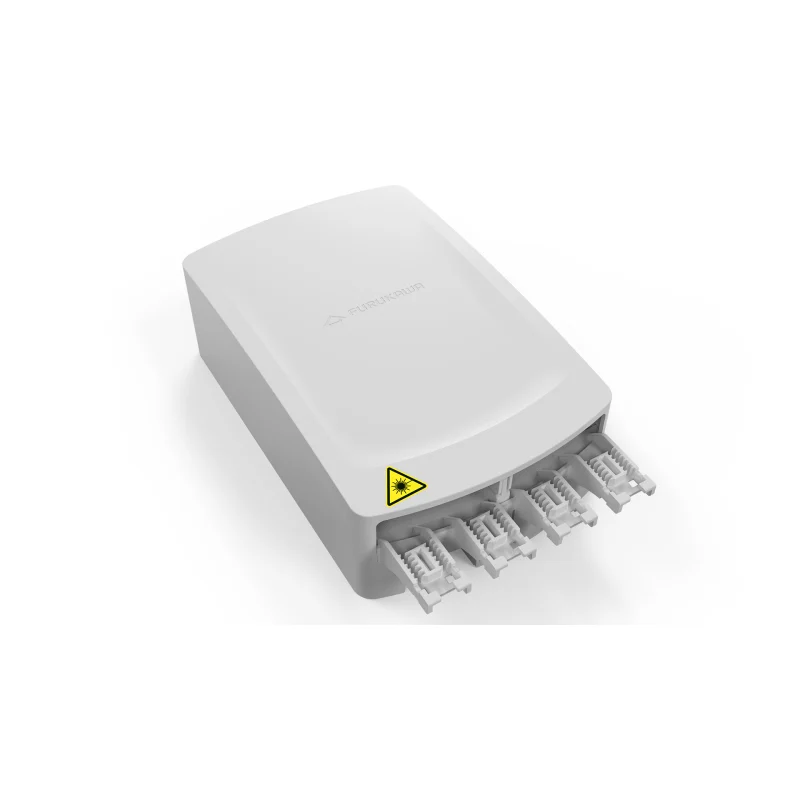 CEIP 08 FLEX – 1X8 (CAIXA DE EMENDA INTERNA DE PAREDE COM SPLITTER 1X8 E 8 ADAPTADORES SC/APC)