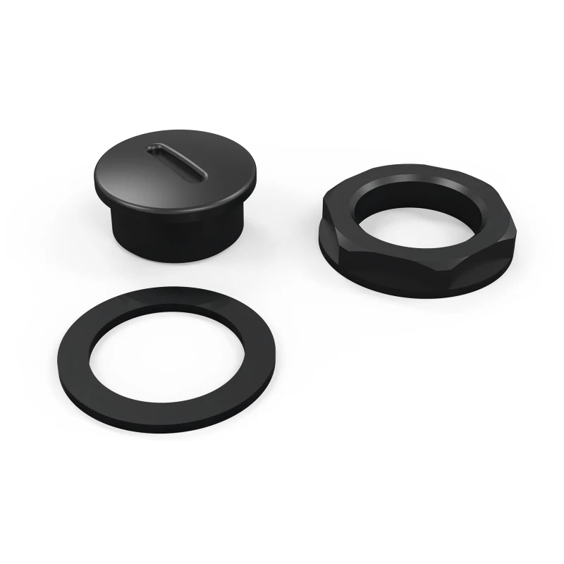 TAMPA CEGA INDUSTRIAL IP67 (CJT 2 PEÇAS) – PRETO