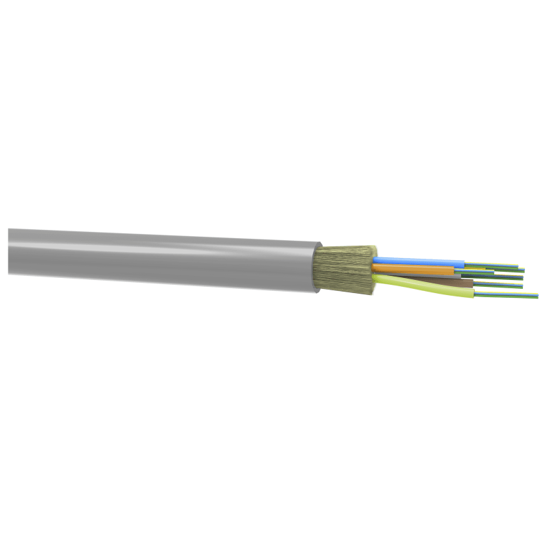 OPTICAL CABLE CFOI-BLI-UB 24F G-657A2 LSZH GY – EUROCLASS Dca (s2, d2, a1) – (SIMPLUSLAN FTTA)