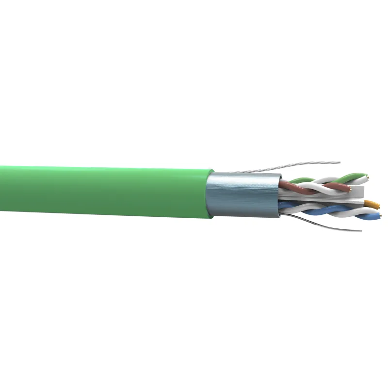 DATA CABLE GIGALAN GREEN F/UTP 23AWGX4P CAT.6A LSZH-3 CZ