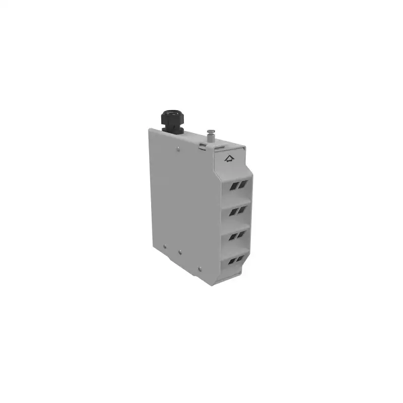 .INDUSTRIAL ODF FOR DIN RAIL 8P – GRAY