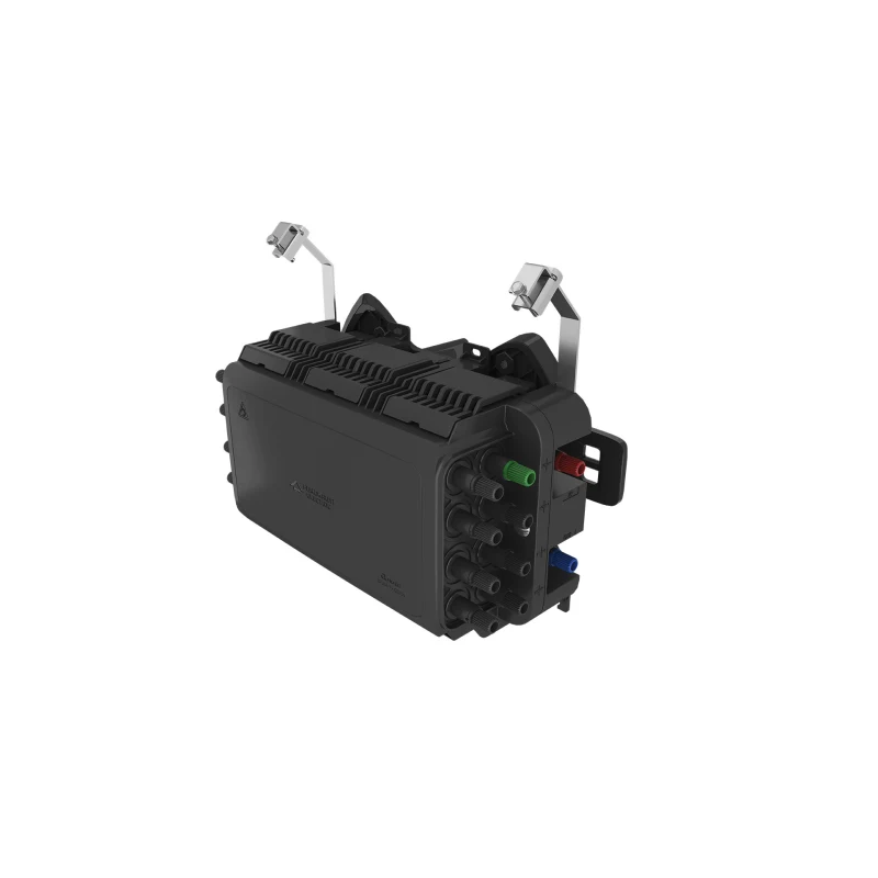 LOCKED PRE-TERMINATED SLIMBOX DROP TERMINAL FK-CTOP-L (B17 SLIM PLASTIC CABLE SLACK SUPPORT) (INLINE)