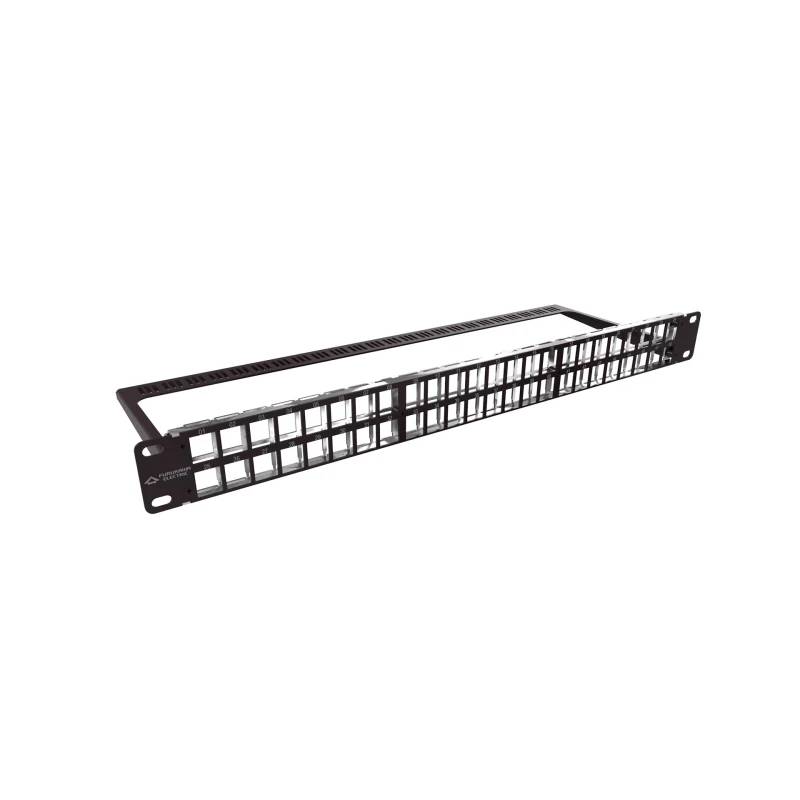 MODULAR PATCH PANEL 48P 1RU HIGH DENSITY SHIELDED (UNLOADED)