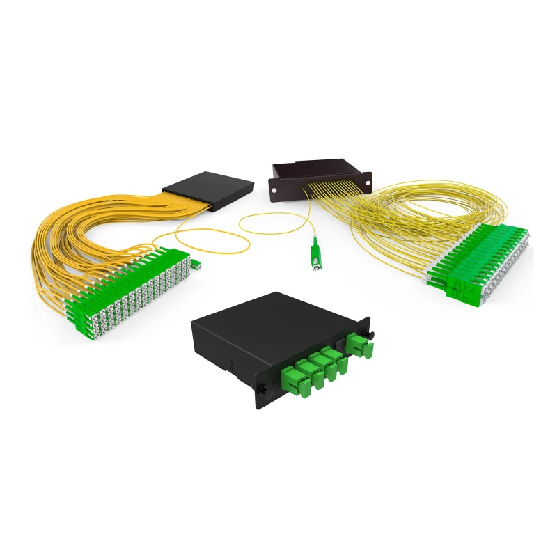 DIVISOR OPTICO FBT MODULAR LGX 1X2 50/50 BLI A/B G-657A1 SC-APC/SC-APC