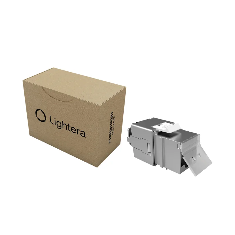 CONECTOR HEMBRA BLINDADO GIGALAN CAT.6A T568A/B